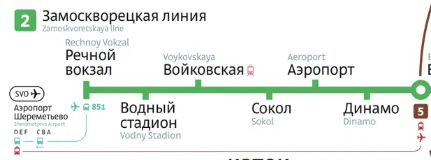 На рисунке изображена карта московской системы метро с зеленой линией, указывающей маршрут поезда.